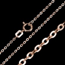 Rose Gold Kette Echt Silber