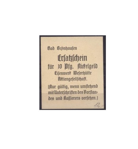 11923 notgeld bad - [11923],