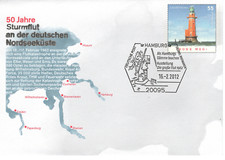 Ganzsache 50 Jahre Sturmflut