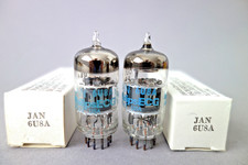 MATCHED PAIR NOS 6U8A, 6KD8, ECF82, PHILIPS ECG USA , 1986, AMP TEST, OWN BOXES