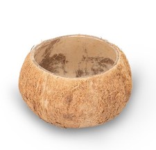 NaDeco Kokos Becher 10-13cm | Deko Kokosnuss Schale | Naturdeko | Vogelspielzeug
