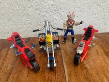 Vintage Biker Mice from Mars, Vinnie Figur Motorrad, Chopper, Sammlung Konvolut