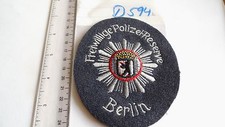 Polizei Berlin Schutzpolizei Abzeichen 60er Jahre Frw. Polizei Reserve (D594)