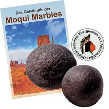 Moqui Marble Lebende Steine Paar ca. 2,5-3cm mit Täschchen, Zertifikat, Booklet 