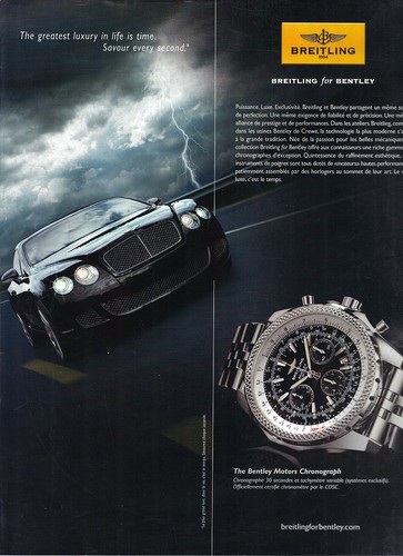 Reklame werbung 2009 breitling - 2009,
