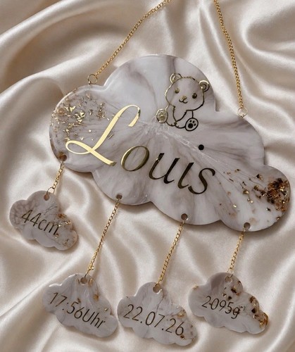 Personalisierte babywolke aus - personalisierte,