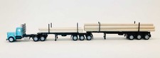 Herpa Models 6613 Herpa RTR Peterbilt Super-B Tractor w/Log Trailer & Load