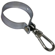 Premium Schaukelschelle für Rundholz 120mm Ø Schaukelhaken mit Karabiner 12cm 
