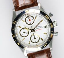 Eberhard & Co Champion Automatik Chronograph 31022 Edelstahl 37mm Lemania 5100