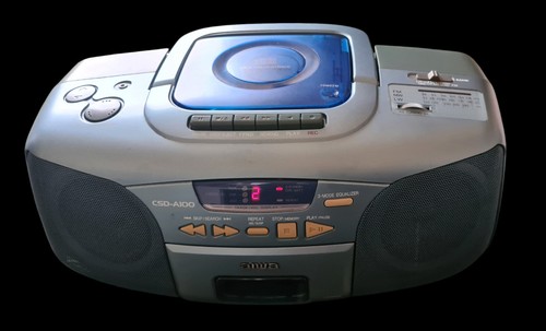 Aiwa csd a100 radio cassette - csd-a100,