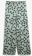 Damen hose grün bunt chiffon - damen,