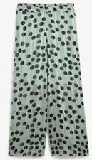 Damen Hose grün bunt Chiffon