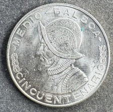 1/2 Balboa 1953 Panama 50