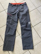 Ortovox Herren Trekkinghose Berghose Wanderhose Outdoor Gr. M Grau Merino Inside