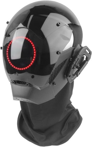 Cyberpunk maske mit led - cyberpunk,