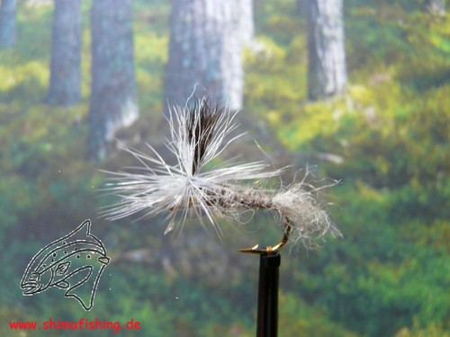 Trockenfliege bivisible dun - ",