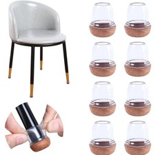 Stuhlbeinkappen, Gummi, Filz