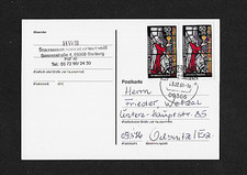 Pkt.portog. mit 2x 955 v. 23.02.2001 09366 Stollberg na. Oelsnitz Erzgebirge.