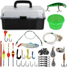 Angelkoffer mit Zubehör