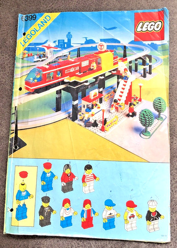 Lego 6399 monorail airport - lego,