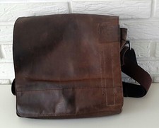 Strellson Leder Messenger Richmond Jeremy dark brown