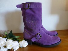 Deerberg Stiefel Echtes Leder gr. 41  Lila/Flieder 