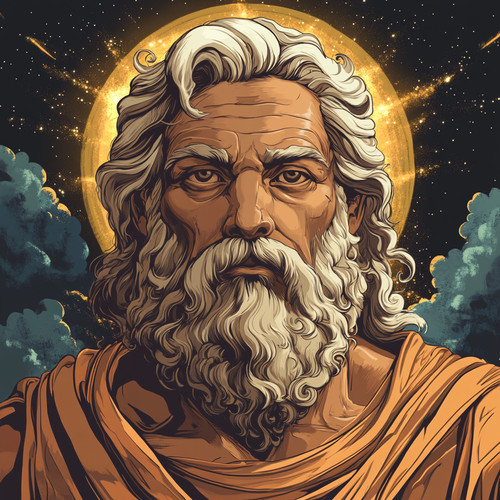 Wandtattoo aufkleber zeus - aufkleber, gott