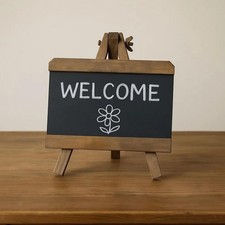 Tisch-Kreidetafel-Schild, vielseitige rustikale Menütafel für Café-Theke,