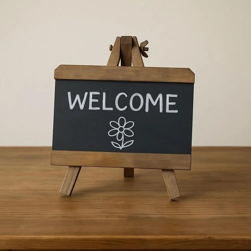 Tisch-Kreidetafel-Schild