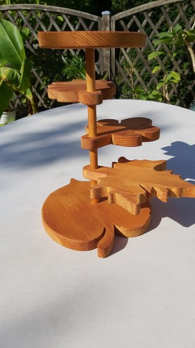Etagere 30cm holz - etagere, blattform