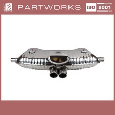 Endschalldämpfer für PORSCHE Boxster 986 Sportauspuff OE Stil TÜV EDELSTAHL