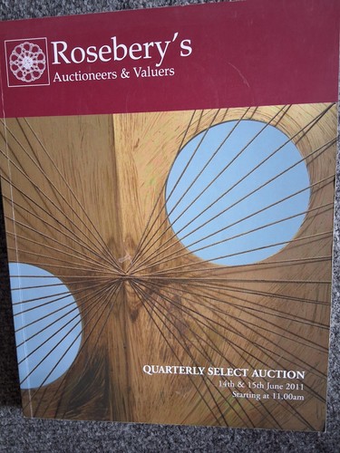 Rosebery auction book - rosebery's,