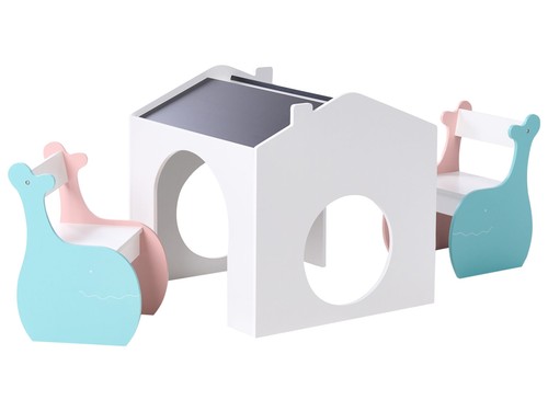 Kindertisch mit kreidetafel - kindertisch, u