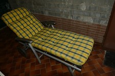 Kettler Gartenliege mit Rollen, klappbar, gebraucht, gut erhalten, mit Auflage