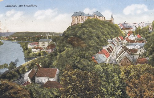 Postkarte leisnig mit - postkarte,