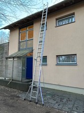 Neuwertige Seilzugleiter, 2x16 Sprossen, Marke: Tubesca