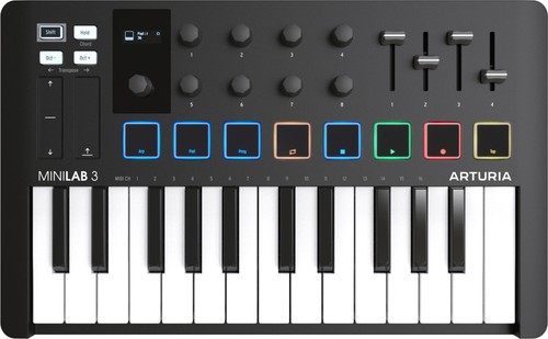 Kompakter midi controller der - kompakter, midi-controller