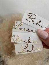  5x Wunschtext Aufkleber Name