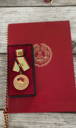 Ddr medaille treue dienste - medaille,