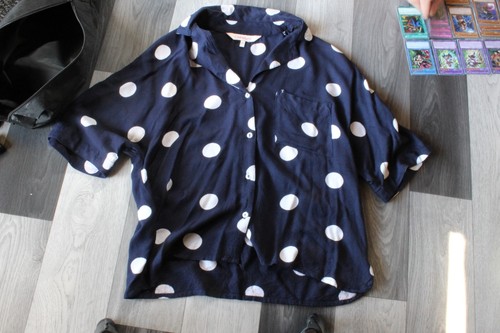 Bluse von only blau mit - von,