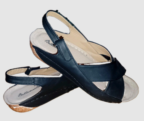 Damen sandalen schwarz - sandalen, gr.