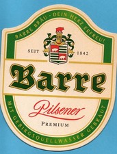 1 Bierdeckel - Barre Bräu -