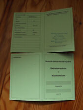 Simson KTA Papiere DDR S51 Schwalbe Star mit Stempel Blanko