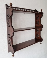 Schönes geschnitztes Gründerzeit Regal / Wandetagere - Ahnenregal um 1880