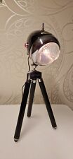 Tripod Lampe Vintage Design Tischleuchte Unikat Kunsthandwerk Steampunk Design