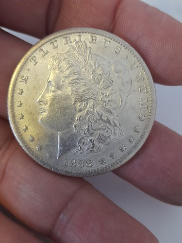 1888 morgan silver one - 1888, $1