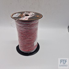 Lautsprecherkabel 2x2,50mm2 - 100m - rot-schwarz - CCA - Audiokabel - Boxenkabel