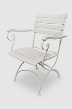 Sessel,Holz weiß lackiert