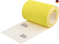 Shineboc Schleifpapier Rolle Gelbe, 93 mm x 5 m Schleifpapier