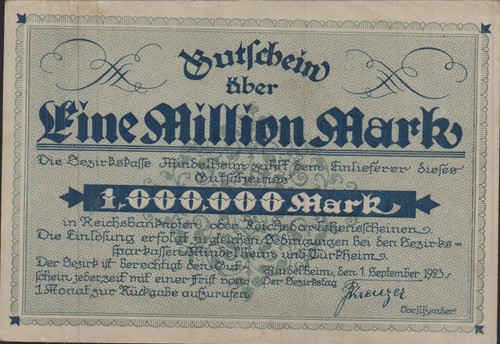 Mindelheim bezirkskasse 1 - -,